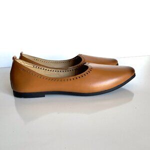 Bata Ethnic Shoes For Men Size 10 Brown Pull On Leather Men Jalsa
